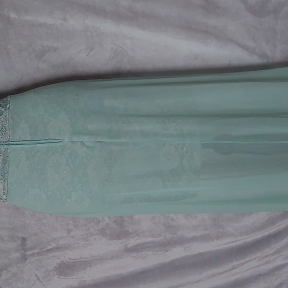 Mint mini long dress - Picture 6 of 8